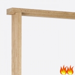LPD Oak Fire (FD60) Door Lining (with intumescent grooves)